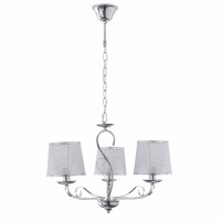 Distribuidor - Lâmpadas Diversas | Lâmpadas Clássicas | LAMPARA SUMBA 3XE14 CROMO REGX49X49 Ref: 117953020